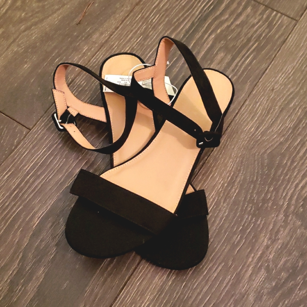 New! Black Classy Sandals